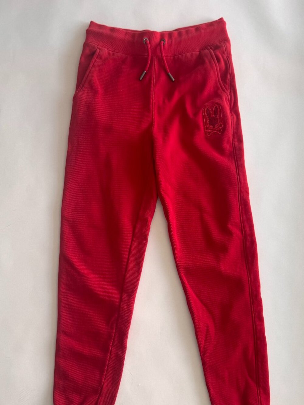 Psycho Bunny Red Jogger Sweatpants Kids Boys 14–16 / Large